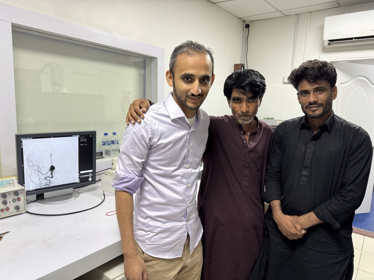 Successful aneurysm treatment case