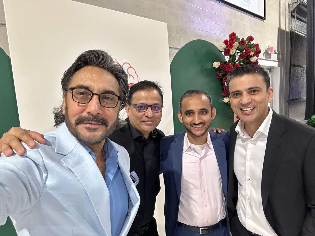 PSI co-founders and supporters at a fundraiser event