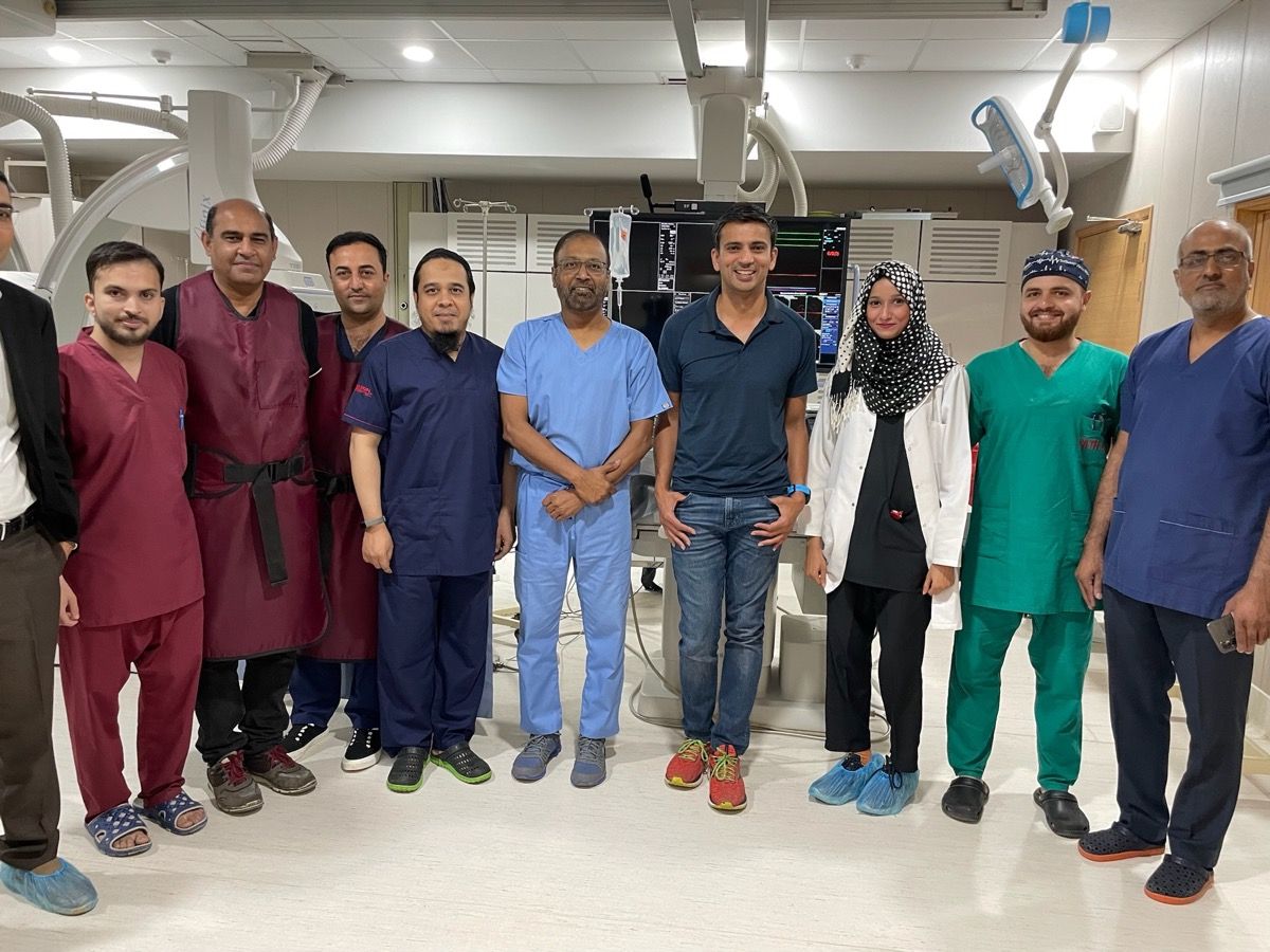 SEAL aneurysm device trial team